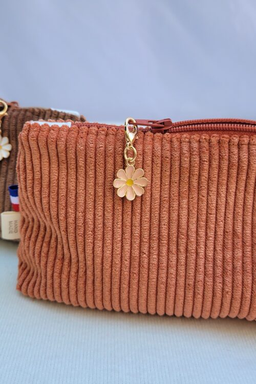 Petite trousse à accessoires pour le tricot crochet broderie, en velours et tissu motifs hérissons