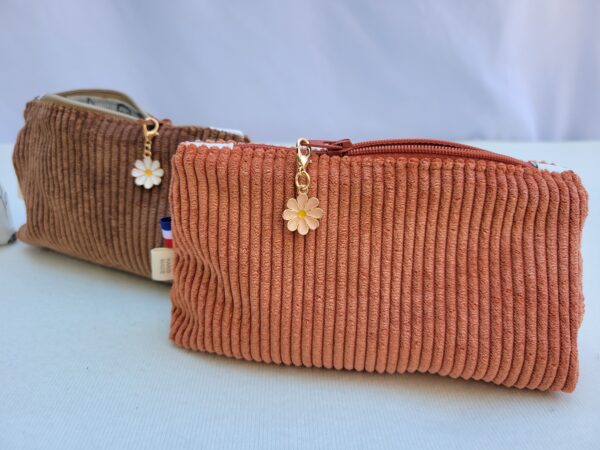 Petite trousse à accessoires pour le tricot crochet broderie, en velours et tissu motifs hérissons