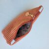 Petite trousse à accessoires pour le tricot crochet broderie, en velours et tissu motifs hérissons