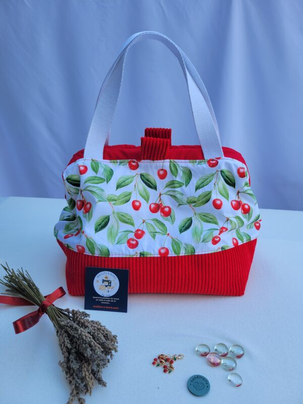 20260806_084147 Sac à projets tricot crochet broderie cerises