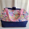 Sac à projets grand format bleu rose