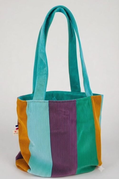 Sac à projets CABAS velours Pop