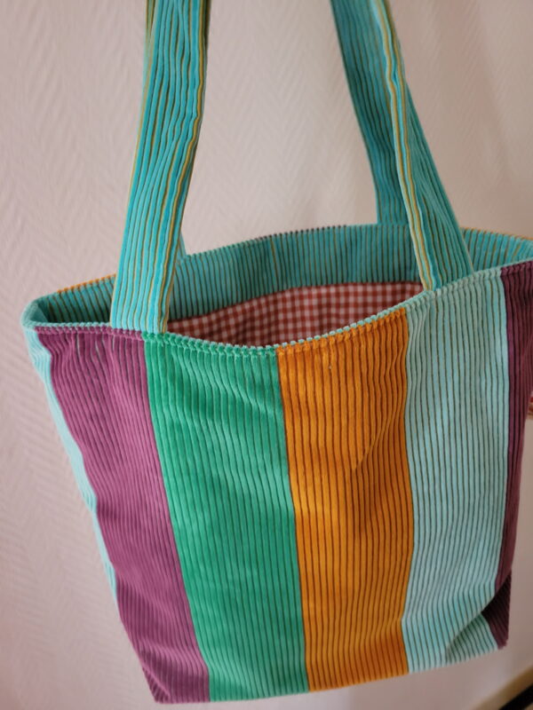 IMG_20260819_200521 Sac à projets CABAS velours Pop