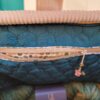 Sacs à projets et accessoires pour tricot crochet broderie en velours rose et motifs confettis