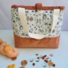 Sac-hérissons5 Sacs à projets et accessoires pour tricot crochet broderie motifs hérissons