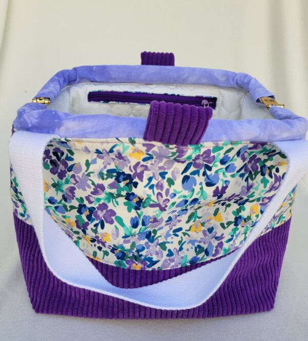 Sacs-violet5 (11) Sac à projets grand format fleurs violette
