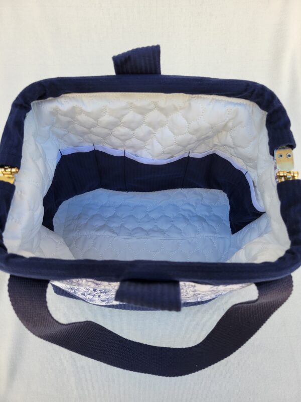 petit-sac-jouy1 Sacs à projets tricot crochet broderie toile de Jouy bleu/blanc
