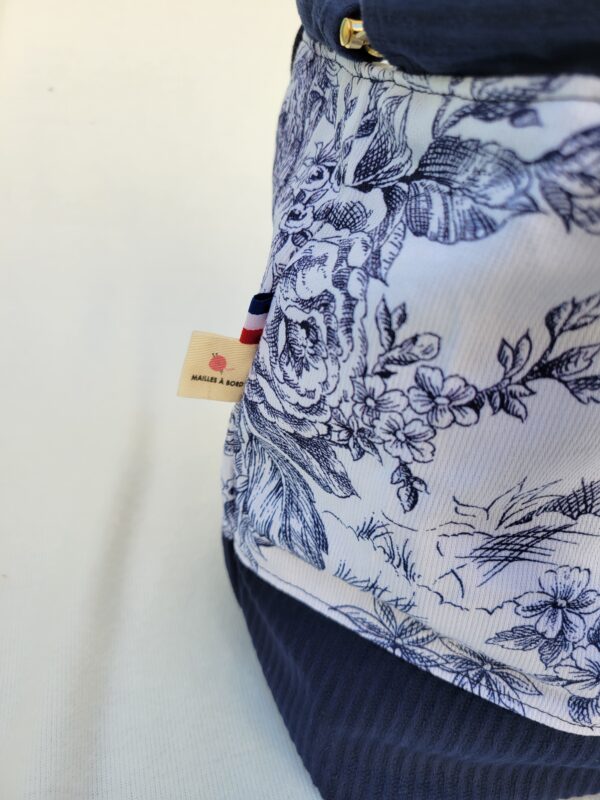 petit-sac-jouy2 Sacs à projets tricot crochet broderie toile de Jouy bleu/blanc