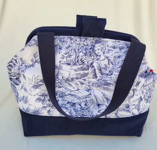 petit-sac-jouy7 (2) Sacs à projets tricot crochet broderie toile de Jouy bleu/blanc