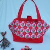 sac_roses_rouges sac à projet tricot crochet broderie fleurs rouges