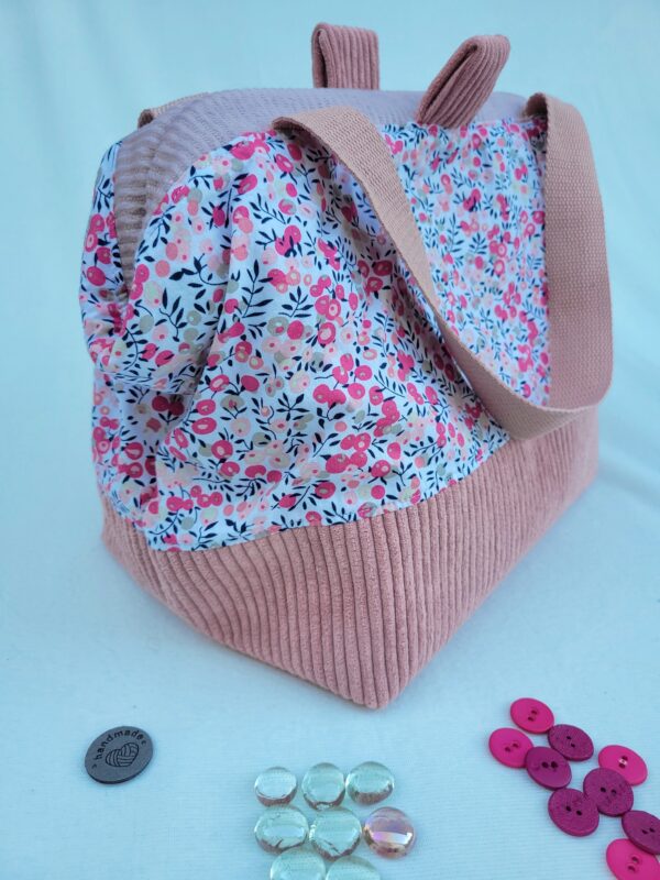 sac_vieux_rose12 sac à projet tricot crochet broderie tons roses
