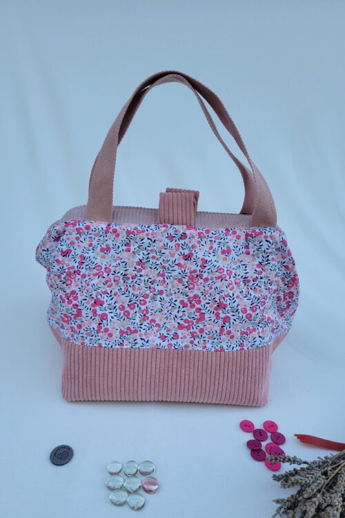 sac_vieux_rose6 sac à projet tricot crochet broderie tons roses