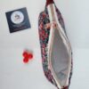 trousse-cerise2 Trousse à accessoires pour le tricot crochet broderie, format moyen en tissu matelassé et coton fleuri cerise