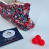 trousse-cerise3 Trousse à accessoires pour le tricot crochet broderie, format moyen en tissu matelassé et coton fleuri cerise